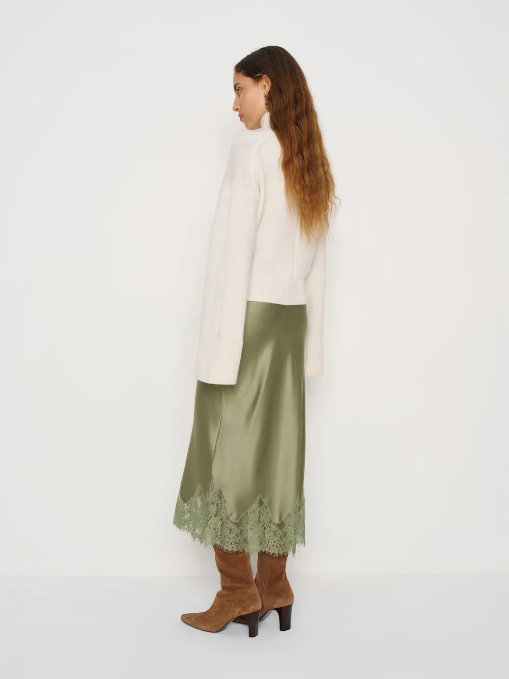 Reformation Carolina Silk Skirt - Picture 2 of 7